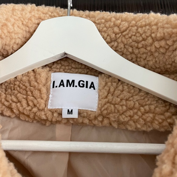 I.AM.GIA Tan Teddy Jacket - Picture 4 of 8